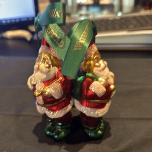 Waterford Holiday Heirloom Collection Santa Claus Christmas tree ornament 5”!!